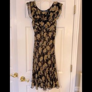 Ralph Lauren Flowing Silk Dress